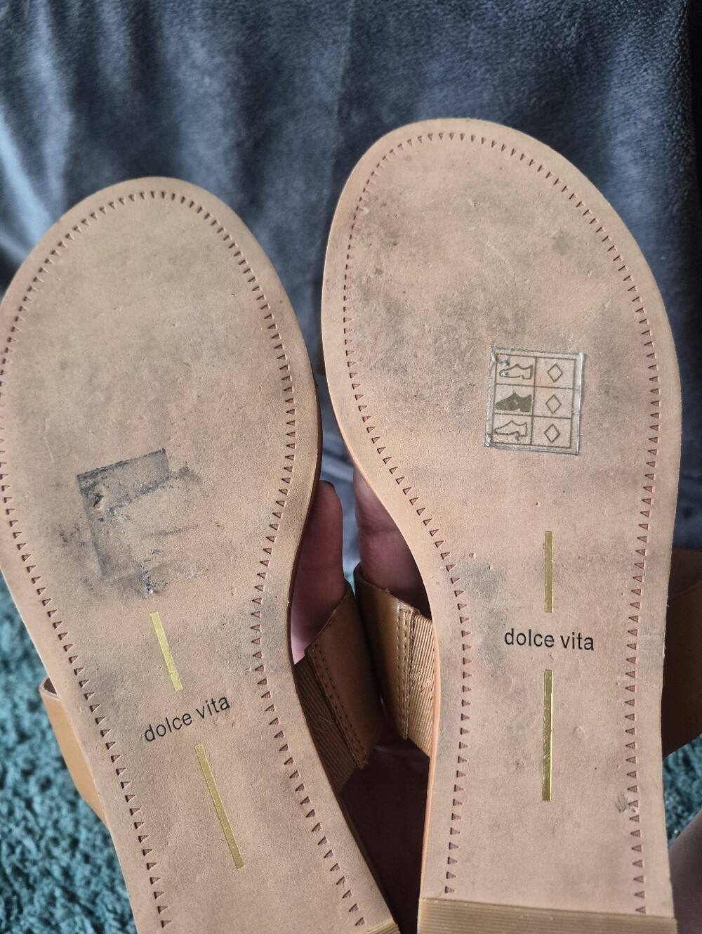 Dolce Vita Brown Tan Sandals 8.5 - Picture 11 of 12